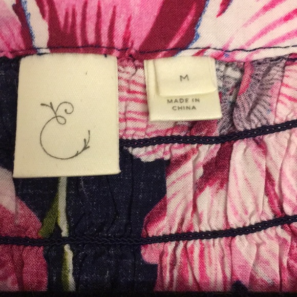 Anthropologie by Eloise Flower top size M - Picture 4 of 4